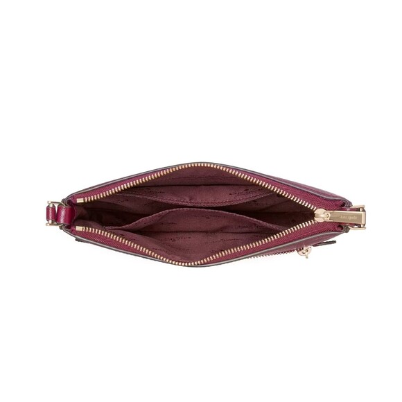 New Kate Spade Sadie North South Crossbody Blackberry Preserves - Picture 3 of 5